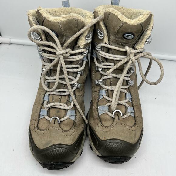 OBOZ Boots Womens 6.5 Bridger 7” Hiking Waterproof & Insulated B-Dry - Picture 6 of 11